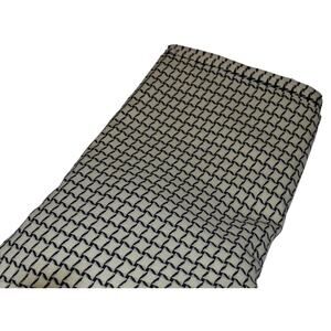 Black Ivory Houndstooth 100% Acrylic Fabric 4 Yards x 60” Wide Apparel
